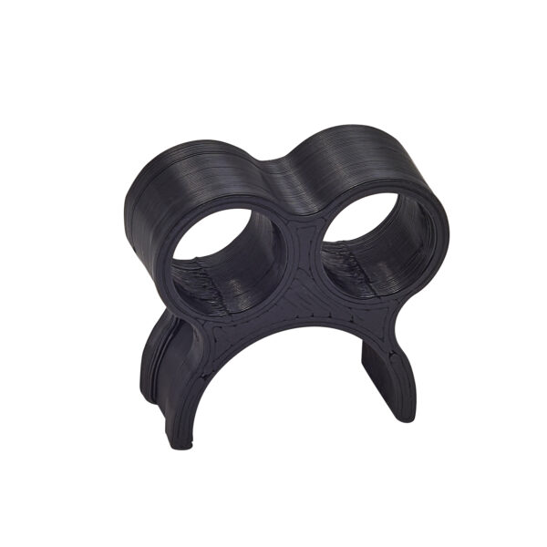 Doppel-Schlauchführung  9 mm für 18 mm Rohr