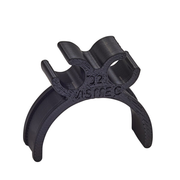 offene Doppel-Schlauchführung  8 mm  für 30 mm Rohr